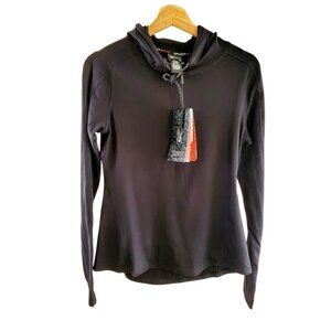 Spyder Active Women’s Black Tech Fleece Hoodie Pullover Medium NWT